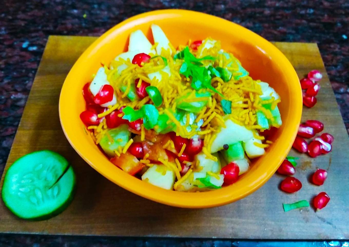 Cucumber Mango chaat