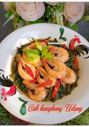 Foto resep Cah Kangkung Udang