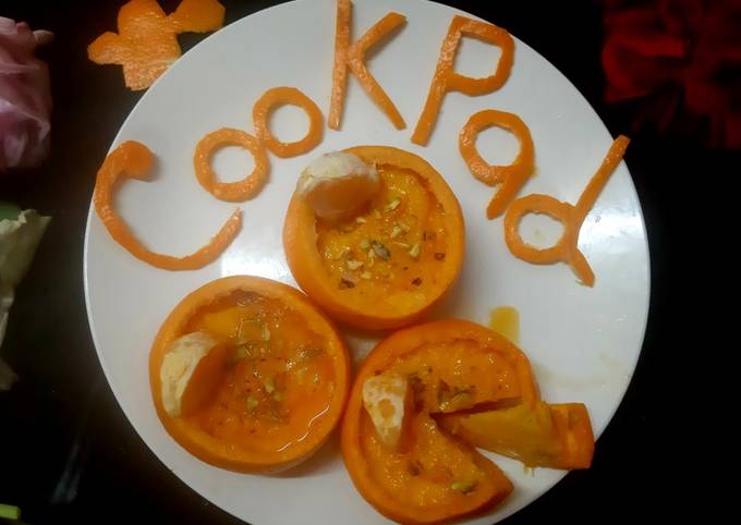 Orange,bread, Casturd, Cake