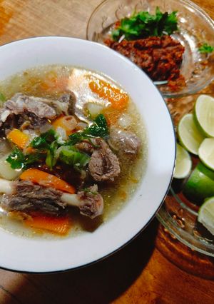 Foto resep SOP IGA bukan Janda