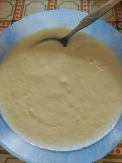 Una foto de Puré de calabacín