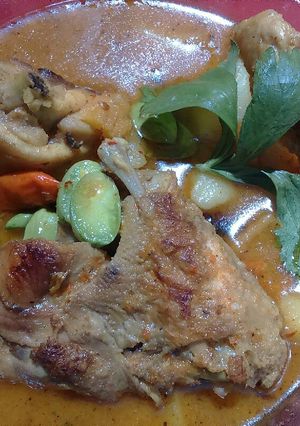 Foto resep Ayam lodho pete