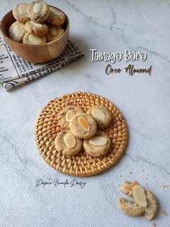 Foto resep Tamago Boro Oreo Almond (pakai tepung mocaf)