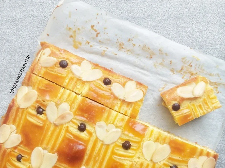 Cara Mudah Membuat Resep Boterkoek - Dutch Buttercake yang Sempurna Anti Ribet, Uenak Banget