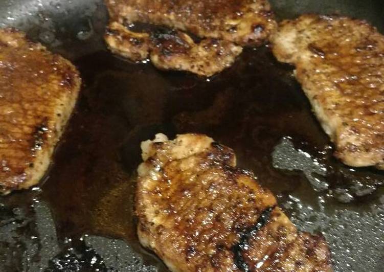 Recipe of Super Quick Homemade Spicy Pan Fried Pork Chops