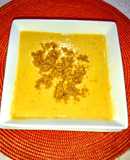 Crema de garbanzos especiada al estilo indio