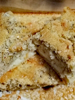 Una foto de Fainá de avena, cebolla y queso