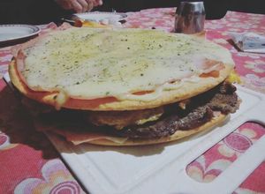 Una foto de Lomo pizza