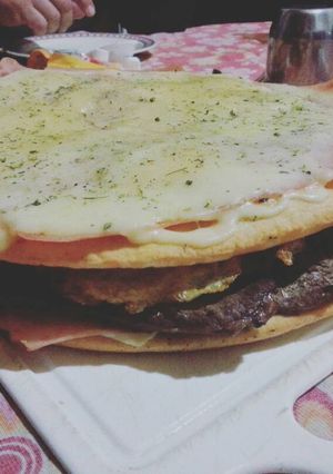 Una foto de Lomo pizza