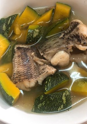 Hình của món Bí nhật non nấu canh cá lóc đồng.