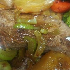 A picture of 4th of July London Broil.