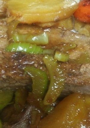 A picture of 4th of July London Broil.