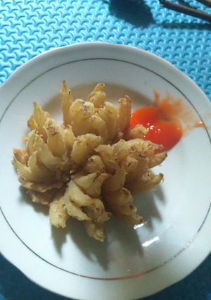 Foto resep Onion ring bentuk bunga