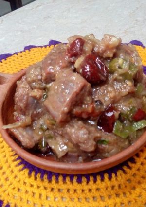 A picture of Mutton stew.