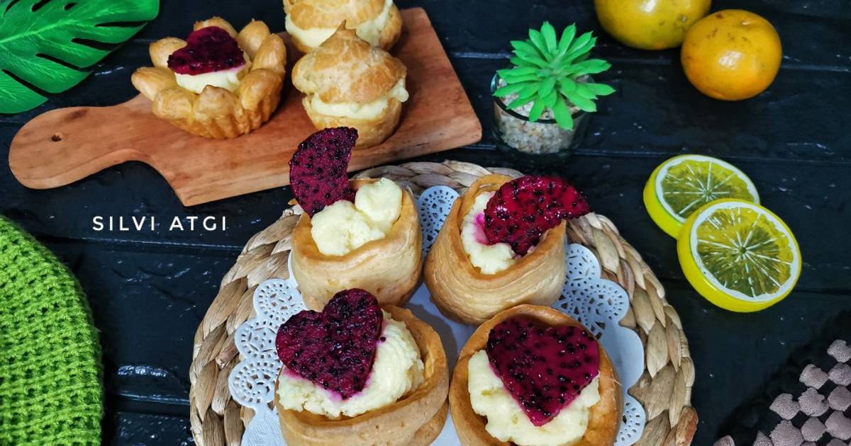 Resep Kue Soes Vla Buah Oleh Silvi Atgi Septina Cookpad