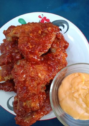Foto resep Chicken fire wings ala recheese