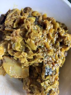 মাছের মুড়ো দিয়ে বাঁধাকপি (macher muro diye bandhakopi recipe in Bengali) রেসিপির প্রধান ছবি