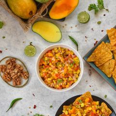 A picture of RAW & RIPE MANGO & WALNUT SALSA.