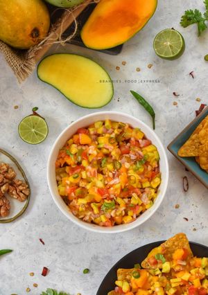 A picture of RAW & RIPE MANGO & WALNUT SALSA.