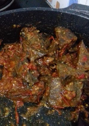 Foto resep Paru Pedas