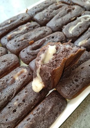 Foto resep Pukis ketan hitam with cream cheese filling