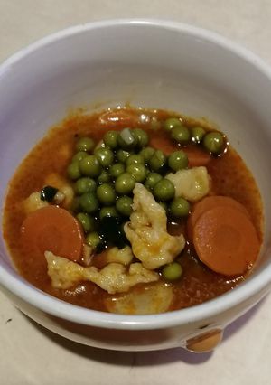 Borsóleves recept fotója