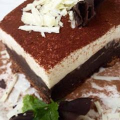 A picture of BROWNIE TIRAMISU (Without Alcohol).