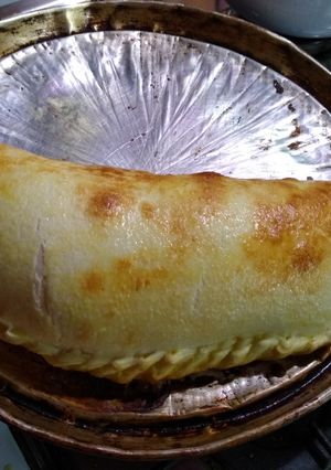 Una foto de Fosforito en forma de empanada!!