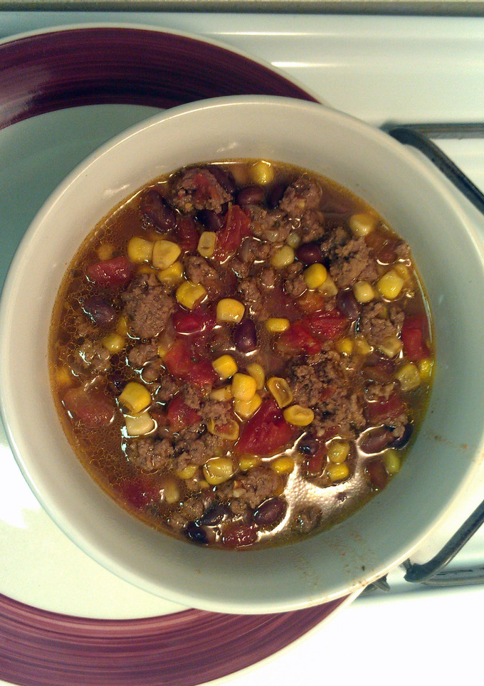 A picture of Taco Soup.