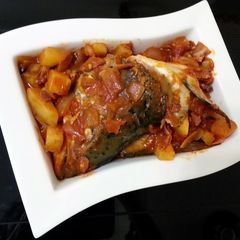 A picture of Salmon Stew.