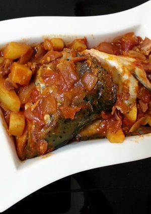 A picture of Salmon Stew.