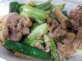 pork cabbage miso stir fry