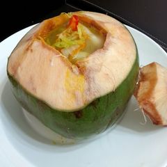 A picture of Coconut Vegetable Soup.