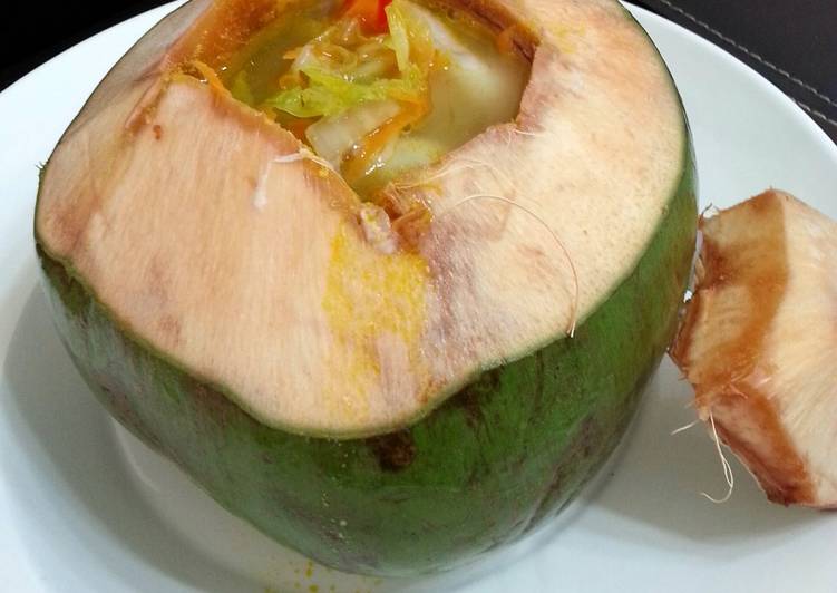 Simple Way to Prepare Award-winning Coconut Vegetable Soup
