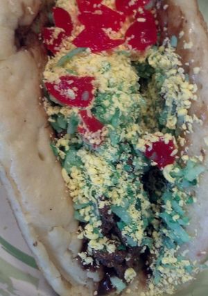 A picture of Dessert Taco.