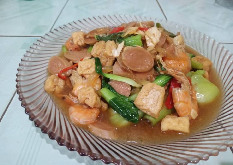 Cara Gampang Membuat Udang Saos tiram Anti Gagal