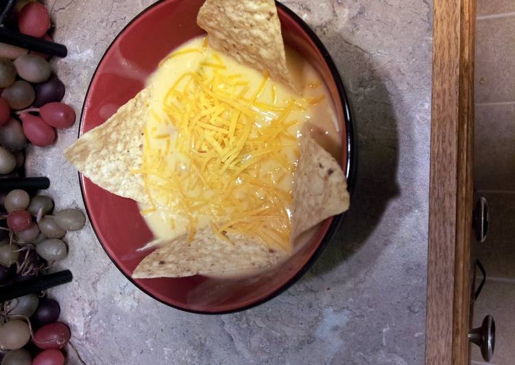 Simple Way to Make Homemade Cheesy Chicken Tortilla Soup