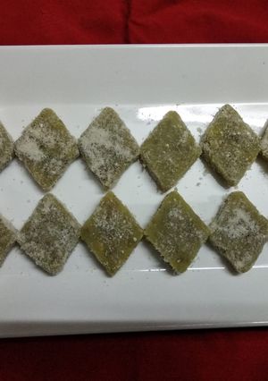 A picture of Sweet potato katli.