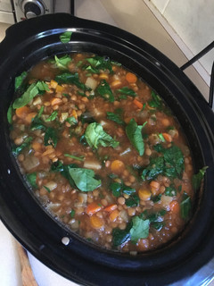 A picture of Slow Cooker Lentil Soup.