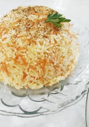 صورة لوصفة رز بالشعيرية
