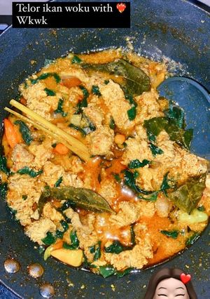 Foto resep Telur ikan woku ala w