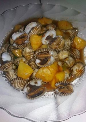 Foto resep Kerang asam manis pedas