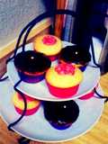 Chocolate ganache & Raspberry white zin Cupcakes