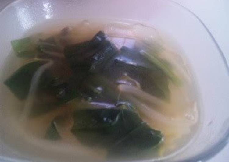 Recipe of Homemade Alpine Leek Consommé Butter Soup