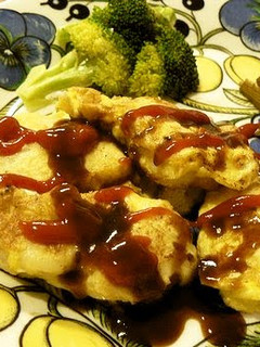 A picture of Fluffy Egg Chicken Tender Piccata.