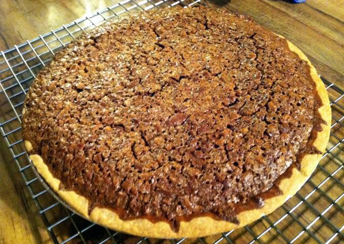 Steps to Make Speedy Fudge Pecan Pie