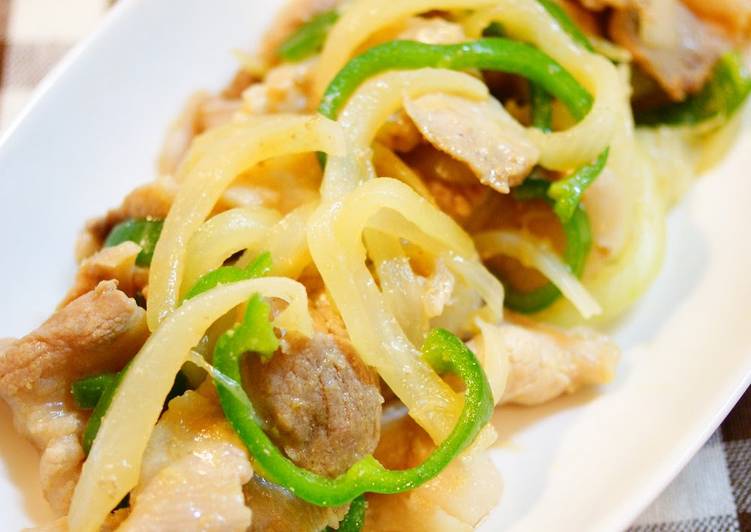 Recipe of Quick Pork Miso and Ginger Stir Fry