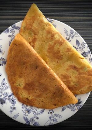 A picture of Besan Chilla.