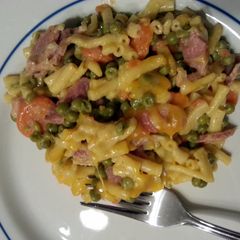 A picture of taisen's throw together ham casserole.
