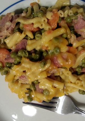 A picture of taisen's throw together ham casserole.
